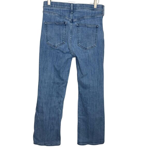 AYR Jeans The Pop 28 Blue Light Wash High Rise Straight Stretch Denim USA Made - Picture 2 of 10